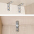 50 Packs 40 40 16 mm 1.57x1.57x0.63 Inch KINJOEK x x Heavy Duty L Bracket Corner Brace Shelf Stainless Steel Joint