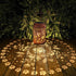 Hummingbird Solar Lanterns Outdoor Waterproof Garden Decor Gifts for Women Mom Grandma Hanging Solar Lights Metal Solar