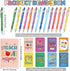 Funrous 32 Pcs Motivational Quote Pens, Inspirational Notepads Mini Journal with Ballpoint Pen Gift Set
