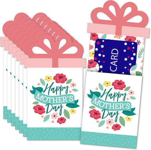 Big Dot of Happiness Colorful Floral Happy Mother's Day - We Love
