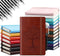 Estune Tree Small Notebooks with Pen, A6 Leather Lined Pocket Notepad, Cute Ruled Journals for School, Business