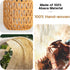 3-Pack Boho Rattan Lamp Shades - Handwoven Natural Wicker Lampshades for Pendant Lights, Chandeliers, Wall Sconces