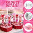 16 Set 5.9 Inch 4 oz Honeydak Mother'S Day Candy Container Heart Candy Tubes Clear Empty Hot Chocolate Tubes with Screw