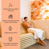 8x4x1 Pack 1 dcor,2.75 lbs POHS Himalayan Pink Salt Tiles of for Home Sauna, Spa and Salt Wall Block for Home