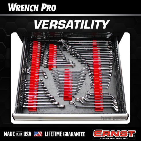 Ernst Manufacturing Wrench Pro, Modular Wrench Organizer for 20 Tools