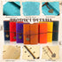 Yeaqee 10 Pack PU Leather Journal Notebook, Refillable Vintage Journal, 6 Ring Binder Diary with Lined Pages, A6 7" x 5"