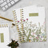 Vintage Wildflower Spiral Journal Notebook, 80 Sheets A5 Retro Floral College Ruled with Twin-Wire Binding