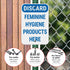 12x18 Inches, 3M .063 Discard Feminine Hygiene Products Here Sign, EGP Reflective Aluminum, Fade Resistant, Made in USA