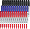 Lelix Dry Erase Markers, 42 Pack with 14 Black, 14 Blue, 14 Red Chisel Tip Markers for School and Office Supplies