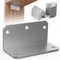 2x4 L Corner Brackets Heavy Duty, Angle Iron with Holes, Galvanized 90