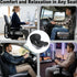 Celinva Tailbone, (1, Orthopedic Cushion for Office Chair and Car, Memory Foam Seat Cushion with Lumbar Support Pillow