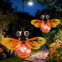 MAXTHOT Bee Garden Decor with Bouncy Springs Pendant Lights Birthday Gifts for Women Mom Grandma,Hanging Solar Lights