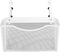Yosoo Health Gear Hanging Desk Side Organizer, Adjustable Carbon Steel and PP
