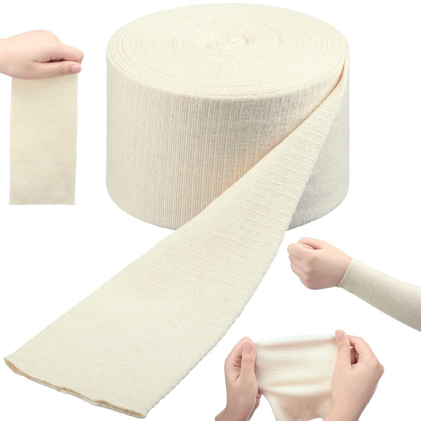 Tondiamo Cotton Tubular Stockinette Gauze Roll Tubular Arm Stocking Elastic Leg Stockinette
