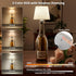 Dimmable Wireless Wine Bottle Lamp Shade: Liquor Bottle Stopper Light With Remote Control Cordless Portable