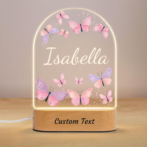 7GEEFT Personalized Name LED Night Light for Kids Girls, Custom Baby Gifts, Baby