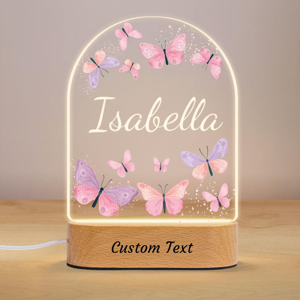 7GEEFT Personalized Name LED Night Light for Kids Girls, Custom Baby Gifts, Baby