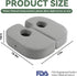 Tailbone, HOMBYS Piriformis Seat Cushion for Sitting, Double-Layer Foam Sciatica Seat Cushion with Coccyx Cutout