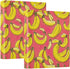 J JOYSAY Banana 1.5 Inch 3 Ring Binder with Clipboard Round Ring Binder Clipboard