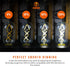 Fishbone LED Filament Vintage Edison Light Bulbs, T45/T14 E26 4W Antique Tubular, 400LM 4000K, 6 Pack