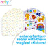 60-Page Ooly Playful Pages Activity Book - Unicorn Party Activity Book with Stickers, Coloring Pages, Mazes & Puzzles