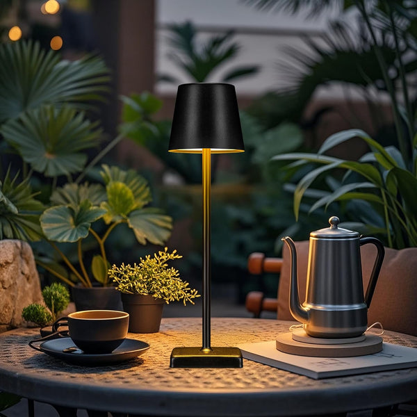 Livinlarge Cordless Table Lamps,Rechargeable Outdoor Solar LED Lamp,Portable USB Desk Lamp Waterproof,2000mAh
