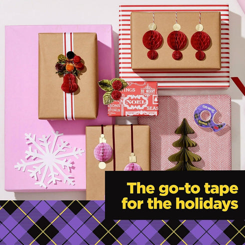 Gift Wrap Tape with Dispenser, 3/4 x 23.61 yds.