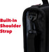 Case-it The Dual 2-in-1 Zipper Binder - Two 1.5 Inch D-Rings, Pencil Pouch, Multiple Pockets, Midnight Blue