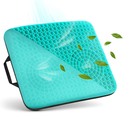 Gel Seat Cushion for Tailbone Support and Relief from Butt and Back