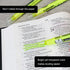 U.S. Office Supply Bible Safe Highlighter Set of 6, Yellow Fluorescent Markers, No Bleed, Fade or Smear, Safe Gel