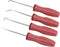 Genius Tools PK-AHP4 4 Piece Miniature Picks Set