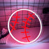 Allball Gifts(11.8*11.8 Baseball Neon Sign, Baseball Player Neon Light USB Powered Unique Gifts for Teenagers LED Sign