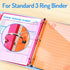 Forvencer 8 Pack Dividers with Pockets, 8 Tab Dividers for 3 Ring Binder, Premium Quality