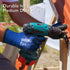 COOLJOB 12/60 Pairs Bulk Safety Work Gloves, 13 Gauge Ultra-lite PU Dipped for Gardening and Warehouse Work, Blue Large
