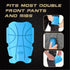 Hmyl Easy 11.5''7.9''0.45'', 3 Breathable No Strap Knee Pad Insert for Work Pants/Bibs, Uniforms, and Tactical Pants