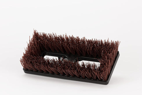 36531027 8", Carlisle FoodService Products Swivel Scrub Brush, Rust