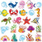 Tropical Fish Cutouts, Classroom Bulletin Board Decorations for Toddler Kids School Fishing Party Supplies