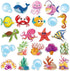 Tropical Fish Cutouts, Classroom Bulletin Board Decorations for Toddler Kids School Fishing Party Supplies