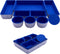 Teeo Felt Drawer Organizer, Desk Accessories for Office Organization, Kitchen Organizer, Jewelry Tray, Pack of 9 (Royal