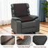 Wibeelee 19.7 19.7 Inches, 4.3 Inch Brown Egg Crate Foam Recliner Cushion with Back Support, x Thick Seat, Reduces