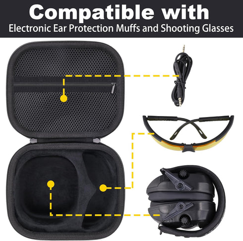 Walker Storage Case for Razor Slim & Howard Leight Ear Protection Muffs