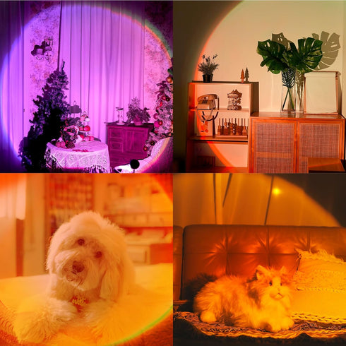 Sunset 21 Sunset 180 Tsrarey Lamp Projection, Not Only Colors Lights, Degree Rotation Led Light, Push Button Switch
