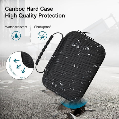 Canboc Carrying Case for SUPVAN T50M Pro Bluetooth Label Maker, Portable Mini Thermal Inkless Labeler, Black