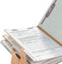 Smead 100% Recycled End Tab Pressboard Classification File Folder, 2 Dividers, Letter Size, 10 per Box