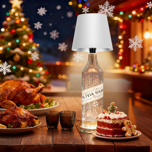 3 Dimming, Wireless Bottle Lamp,Metal Wine Bottle Light with Color Light Waterproof Bottle Touch Lamp Head for Room