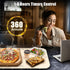 6 6 Food Warming Mat for Food Detachable, Upgrade High-tech Graphene Heating Fast Full Surface, Electric Warming Tray