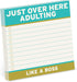 Knock Knock Adulting Large Sticky Notes, 4 x 4-inches, Pack of 1