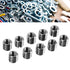 10pcs Self Tapping Thread Insert, Externally Threaded Insert Inner M8 X 1.25 Outer M12 X 1.5 Length 12mm Hardware Accessories