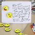 Mr. Pen Smiley Magnetic Whiteboard Erasers, 8 Pack - Mini Cute Dry Erase Back to School Supplies