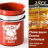 15OZ Red Meat Chopper And Red Bacon Grease Container